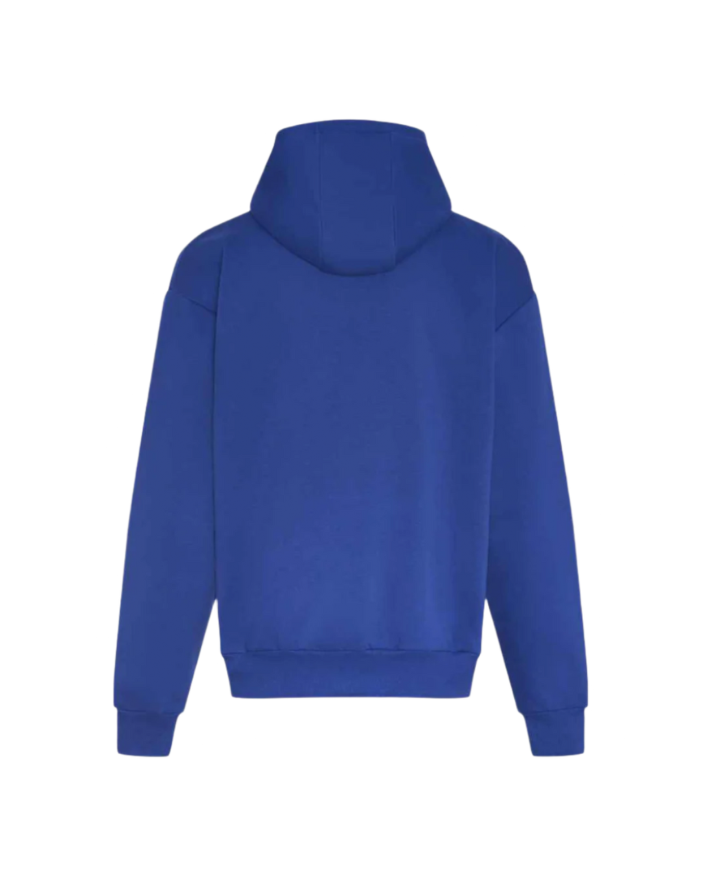 Blue hoodie on a white background