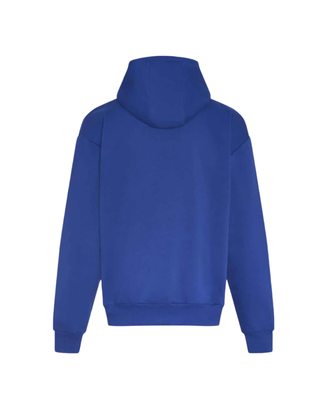 Blue hoodie on a white background