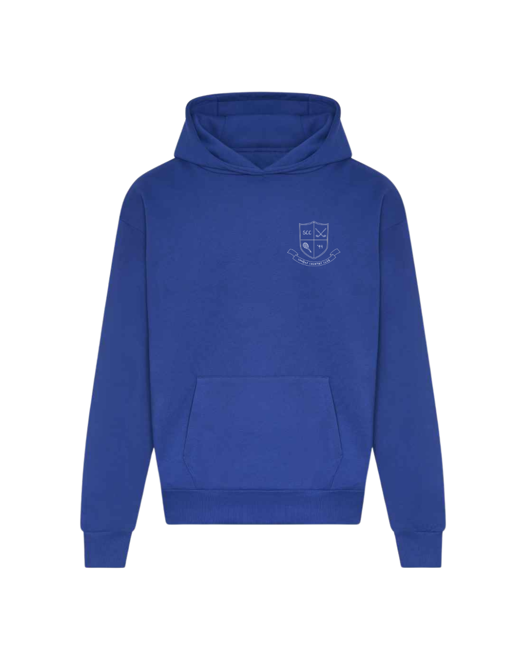 Sunningdale Crest Hoodie in Blue