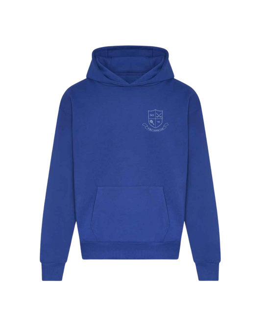 Sunningdale Crest Hoodie in Blue