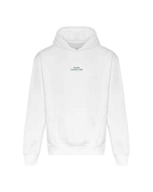 Wentworth Embroidered Hoodie In White