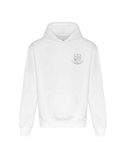 Sunningdale Crest Hoodie in White