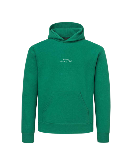 Wentworth Embroidered Hoodie In Green