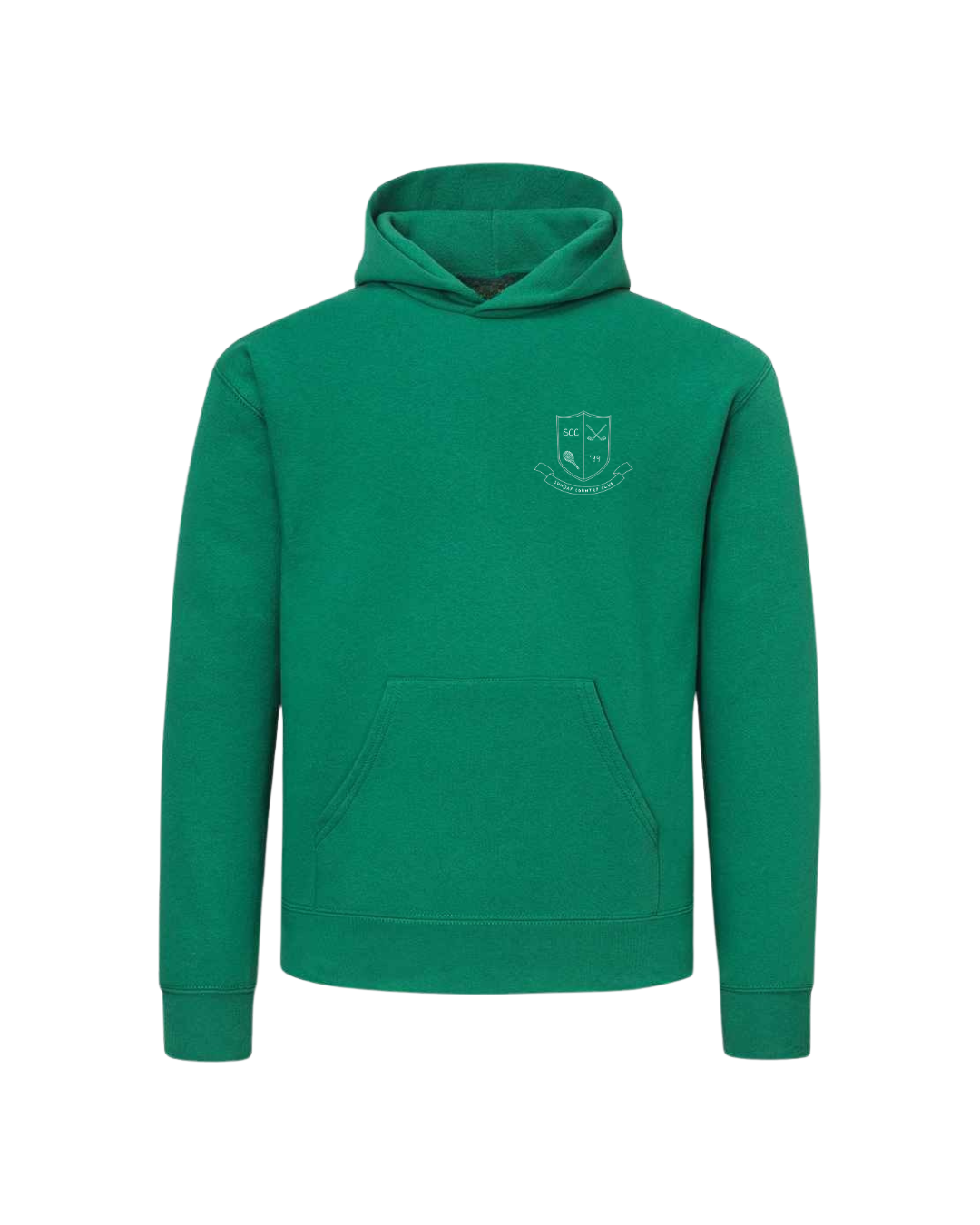 Sunningdale Crest Hoodie in Green