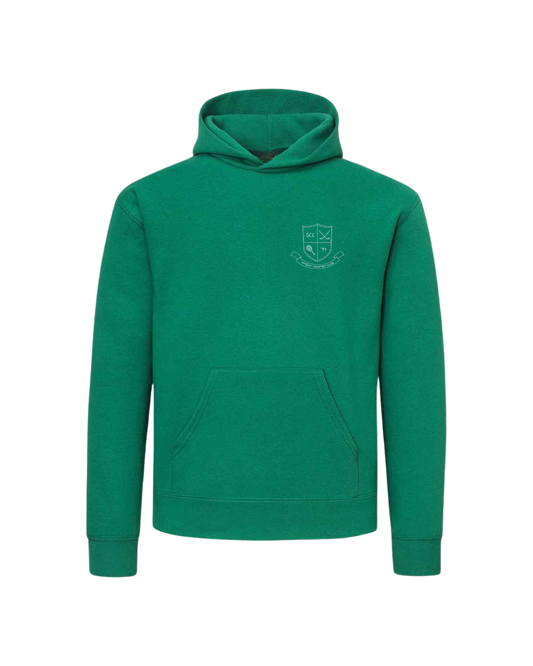 Sunningdale Crest Hoodie in Green