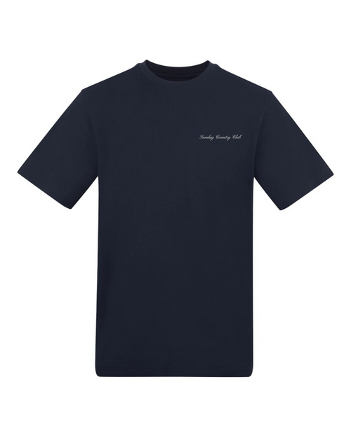 Caddie Club Circle Tee in Navy