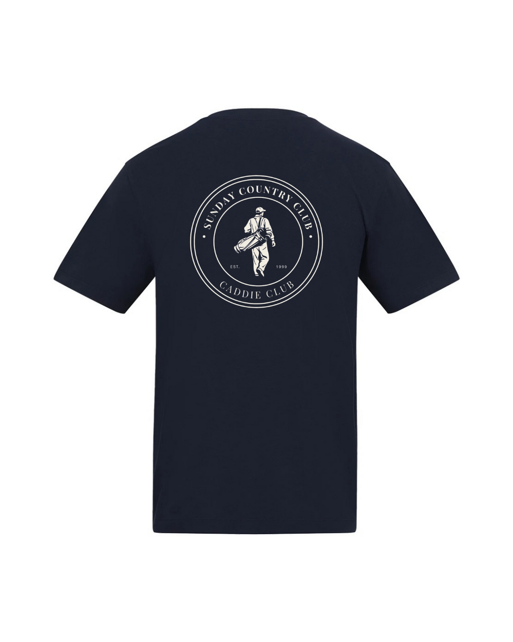 Caddie Club Circle Tee in Navy