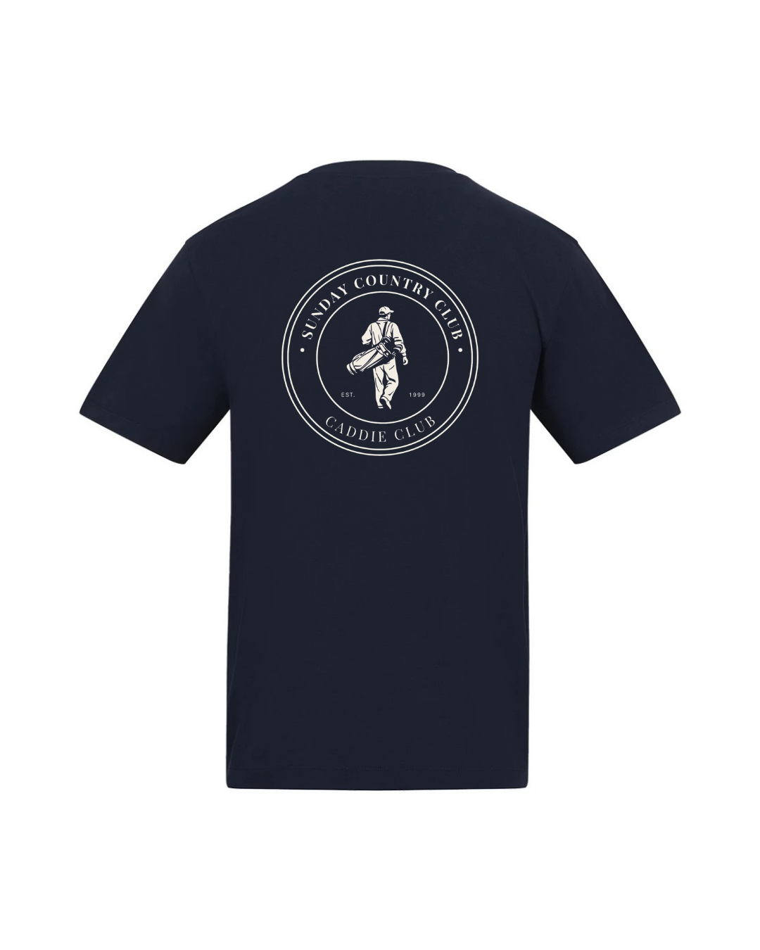 Caddie Club Circle Tee in Navy