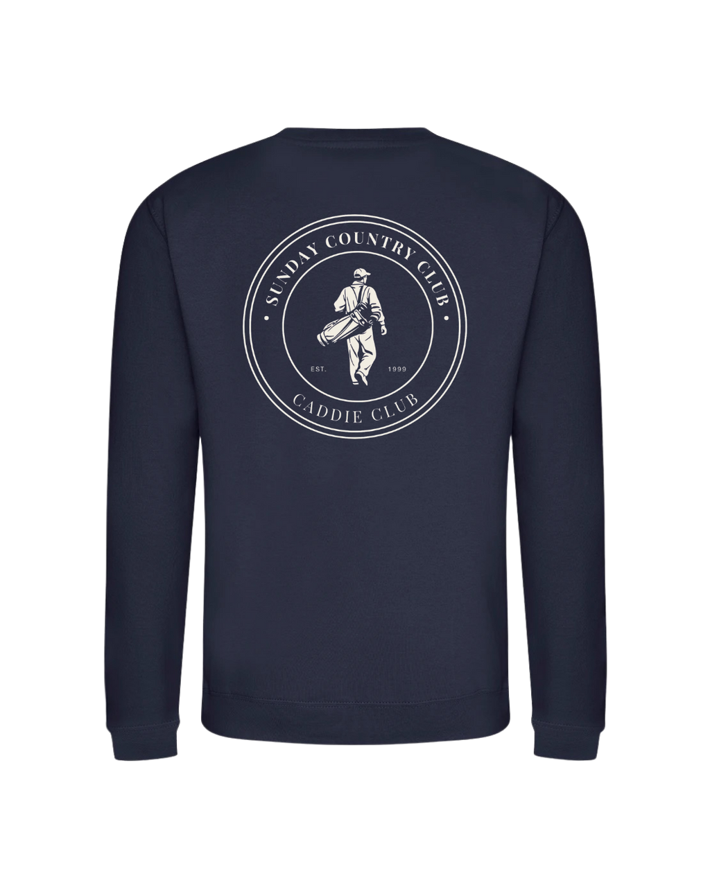 Caddie Club Circle Sweatshirt in Navy