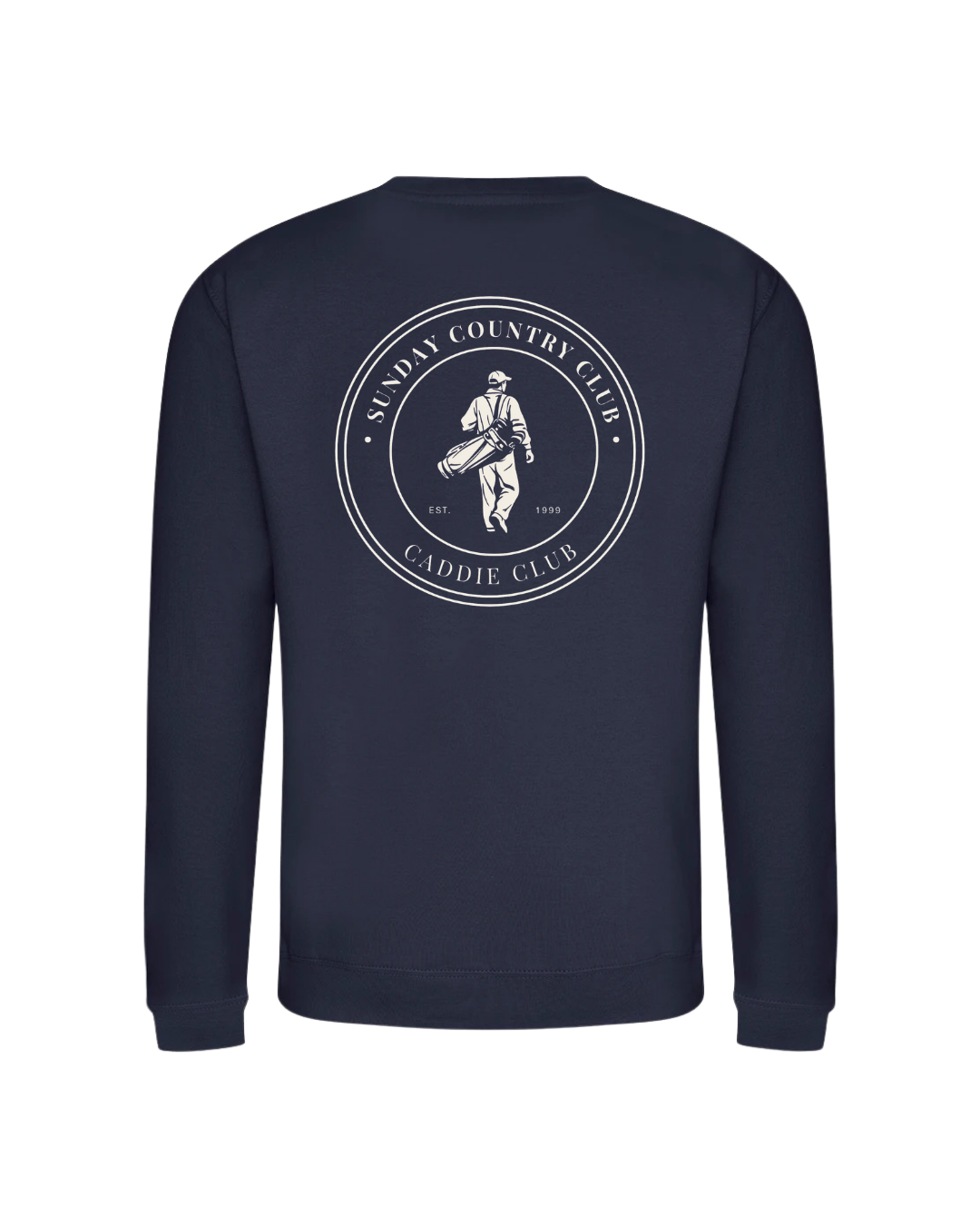 Caddie Club Circle Sweatshirt in Navy