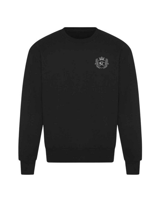 St Andrews Emblem Sweatshirt in Black