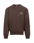 St Andrews Emblem Sweatshirt in Dark Brown