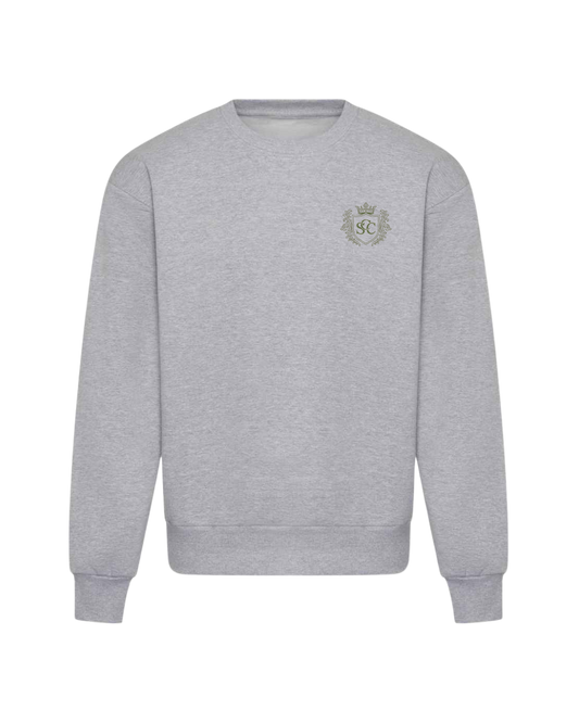 St Andrews Emblem Sweatshirt in Grey