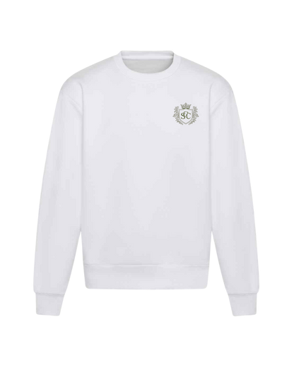 St Andrews Emblem Sweatshirt in White