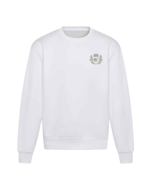 St Andrews Emblem Sweatshirt in White